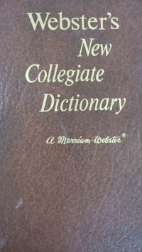 Image of websters New Collegiate Dictionary