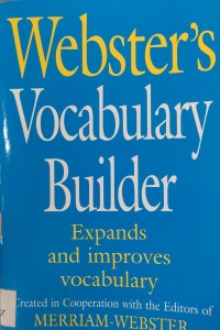 Image of WEBSTERS VOCABULARY BUILDER