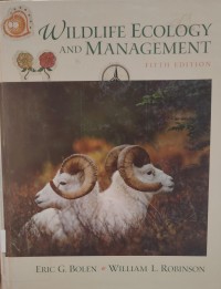 Image of WILDLIFE ECOLOGY AND MANAGEMENT