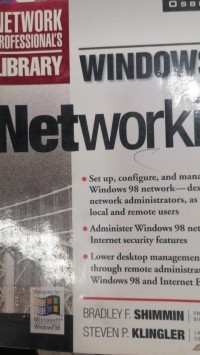 Image of WINDOWS 98 NET WOrking