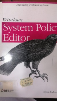 Image of Windows system policy Editor