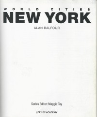 Image of WORLD CITIES NEW YORK